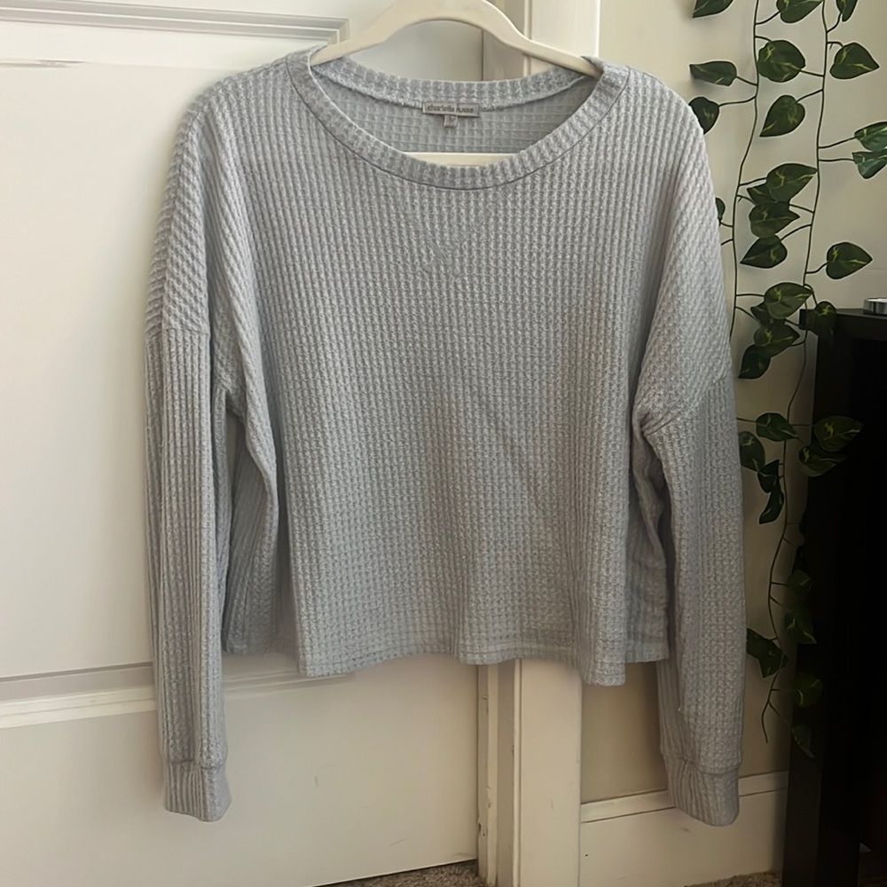 Charlotte Russe Waffle Knit Sweater